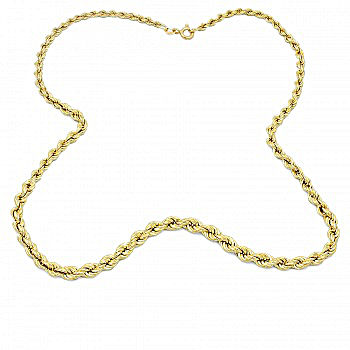 9ct gold 6.8g 18 inch rope Chain